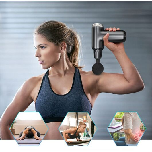 Muscle Massage Gun with 4 Interchangeable Heads FH-820