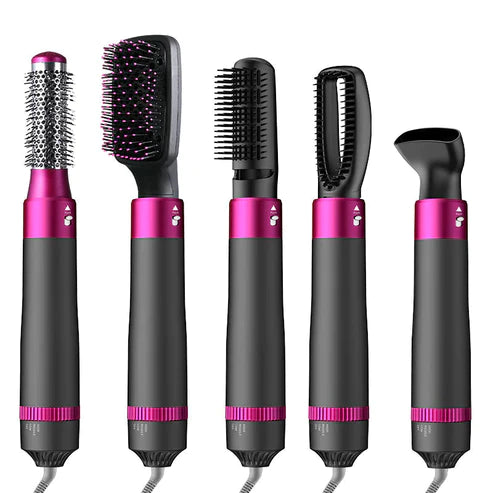 Hot Air Brush Dry, Style, and Volumize with Ionic Technology (5-in-1)